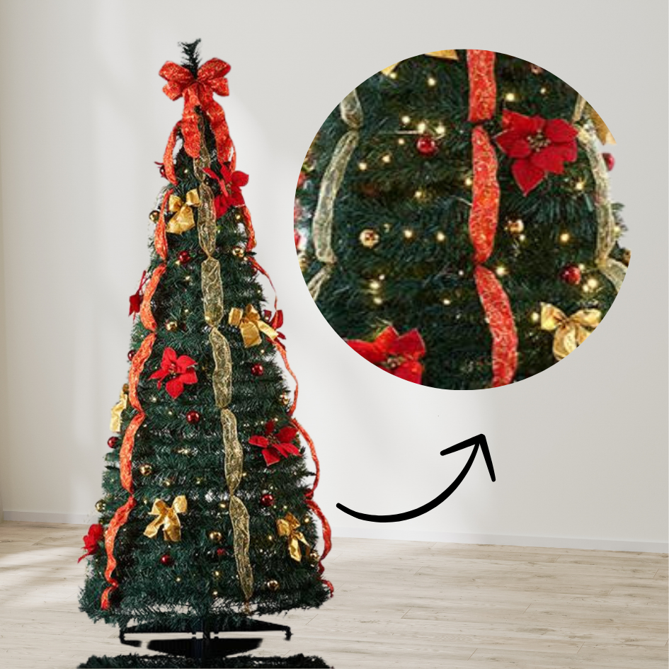 Pop-Up Kerstboom incl. versiering + verlichting