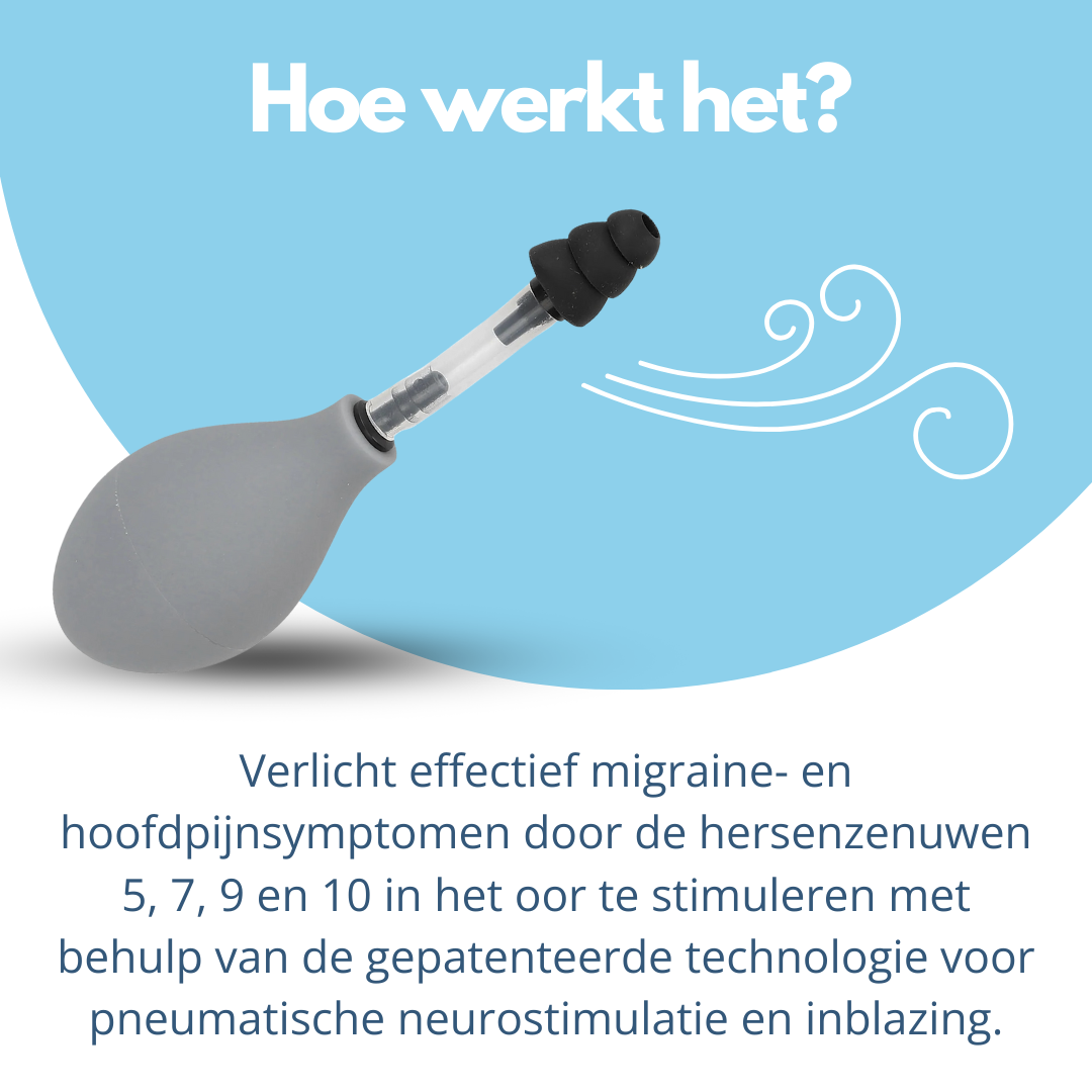 B-Ear | Direct verlichting van migraine