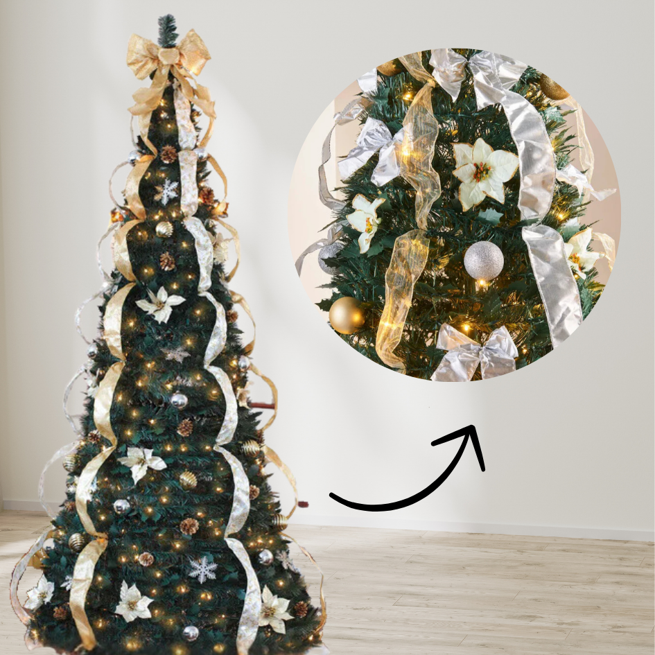 Pop-Up Kerstboom incl. versiering + verlichting